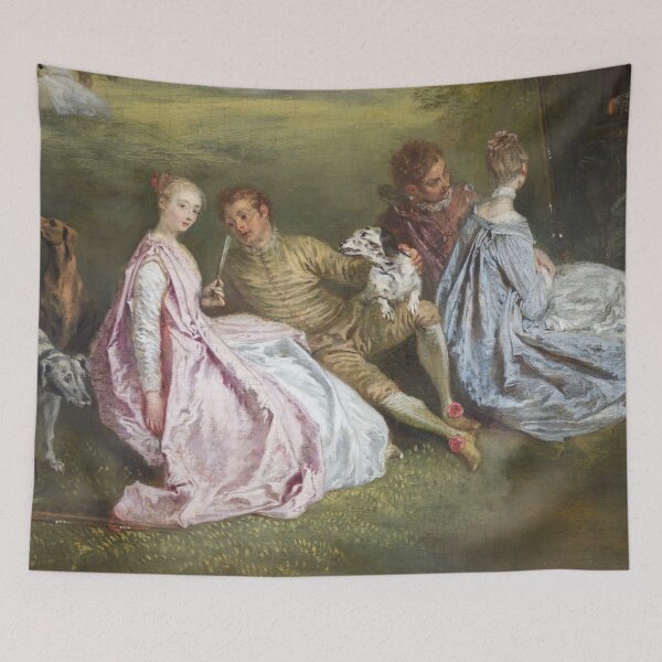 Item preview, jean antoine watteau paintings jean antoine watteau artwork 1684 1721 designed and sold by Rayscompany.