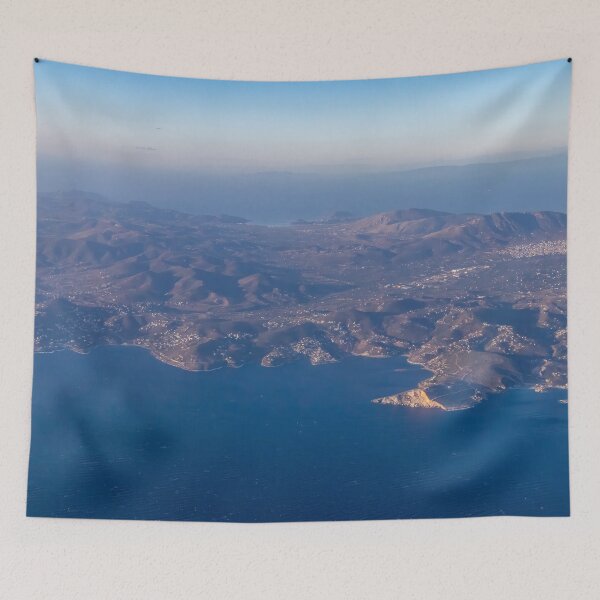 Item preview, Flying Over the Mediterranean Sea, Greece designed and sold by SafariByMarisa.