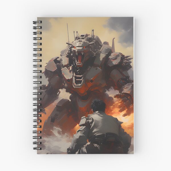 Artikelvorschau, Mann gegen Mecha entworfen und verkauft von StudioX27.