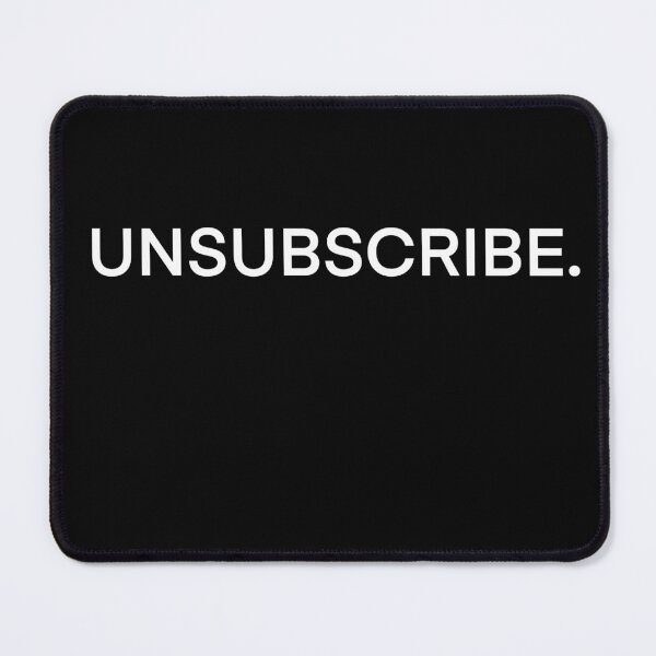 Item preview, Unsubscribe period Motivational Word designed and sold by pegdoesart.