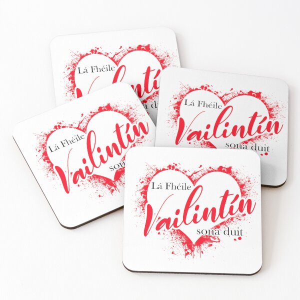 Item preview, Happy Valentines Day in Irish Gaeilge designed and sold by REAL IRISH GIFTS.