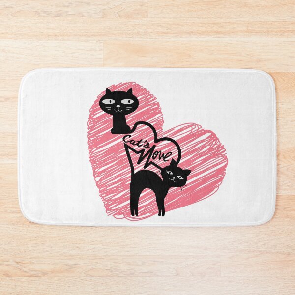Item preview, Cat's love, Cat Love. Cats lover, Cat, Cats, black cats, designed and sold by GOLDENGARDENART.