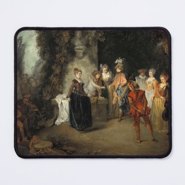 Item preview, jean antoine watteau paintings jean antoine watteau artwork 1684 1721 designed and sold by Rayscompany.