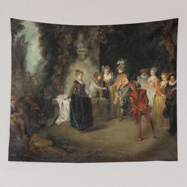 Item preview, jean antoine watteau paintings jean antoine watteau artwork 1684 1721 designed and sold by Rayscompany.