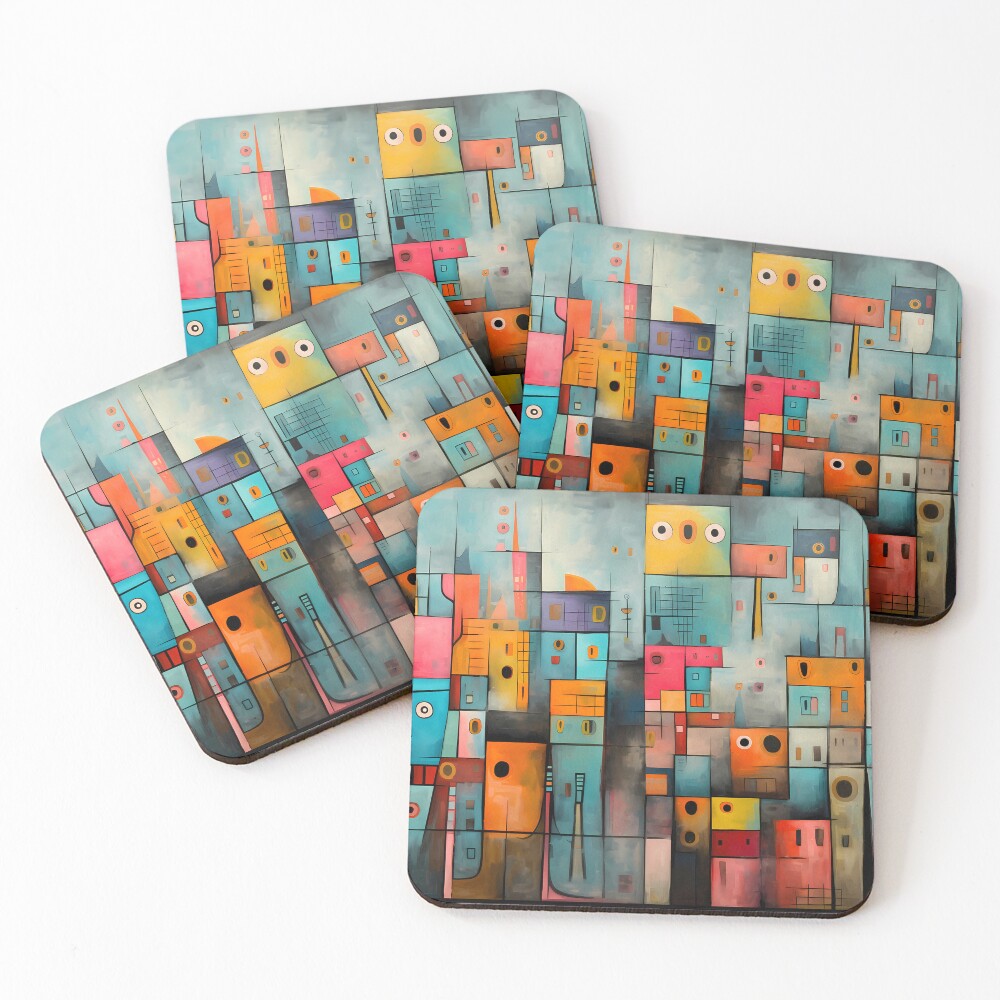 Item preview, Coasters (Set of 4) designed and sold by KunstInInkt.