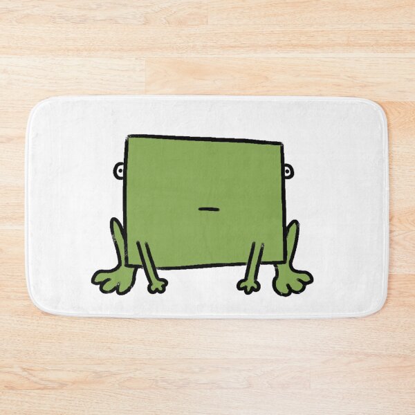 Item preview, Square frog designed and sold by OrangesAndFun.