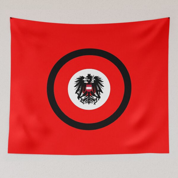 Item preview, Austria Osterreich Eagle Retro red and black Burschen mod roundel designed and sold by ModSupporters.