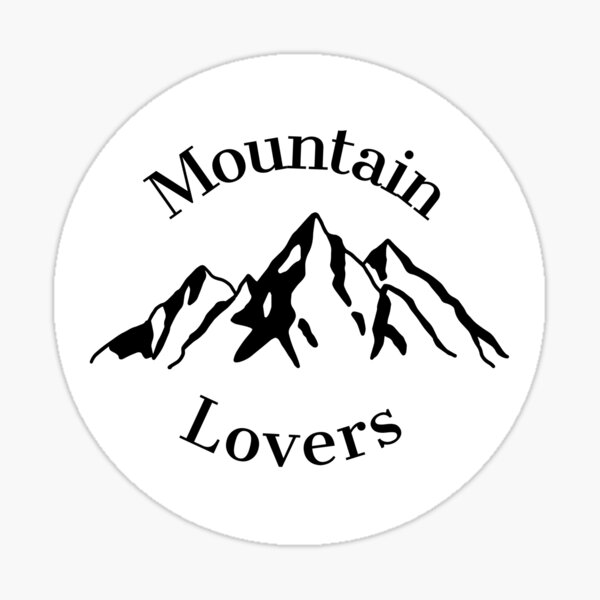Mountain lovers Pegatina