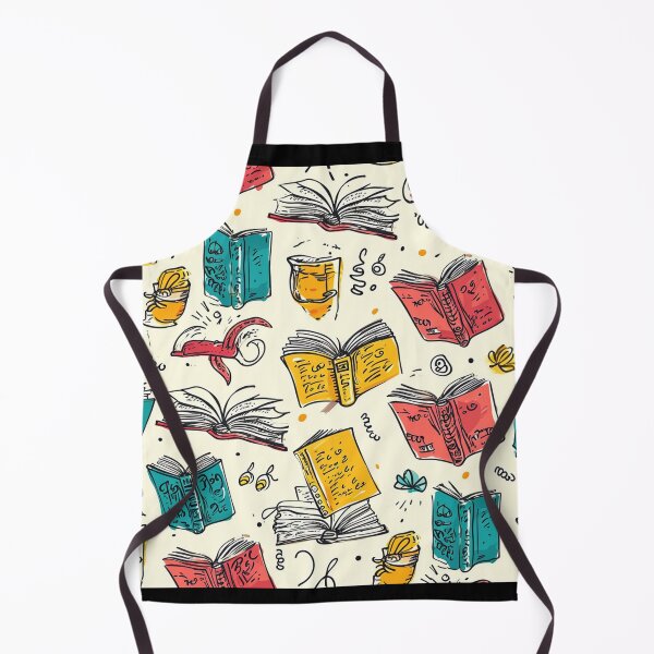 Item preview, Book Aesthetic, Abstract Doodle Books Pattern designed and sold by Desfix.