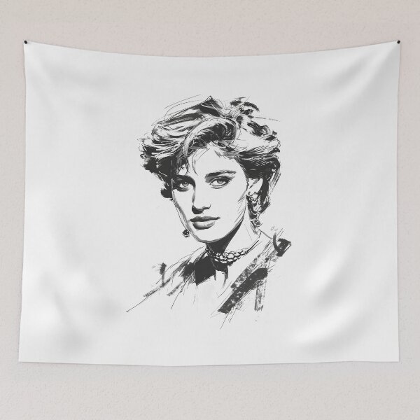 Item preview, Diana sketch art #2 designed and sold by ArtFusion-Shop.