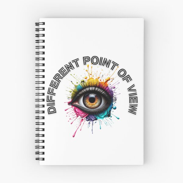Item preview, Different point of view - brown eye with text designed and sold by IdeasStudio.
