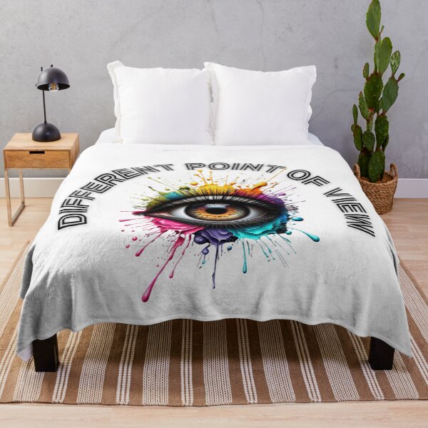 Item preview, Different point of view - brown eye with text designed and sold by IdeasStudio.
