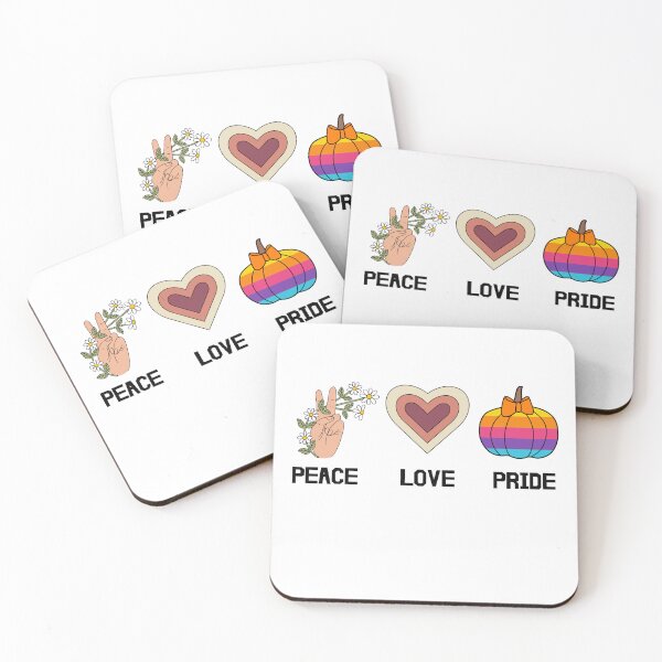 Item preview, Peace Love Pride designed and sold by TheCatmeow2000.