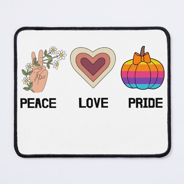 Item preview, Peace Love Pride designed and sold by TheCatmeow2000.