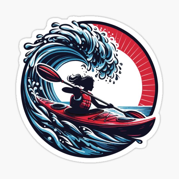 Item preview, Wave surfing in kayak designed and sold by Kajakfoto.