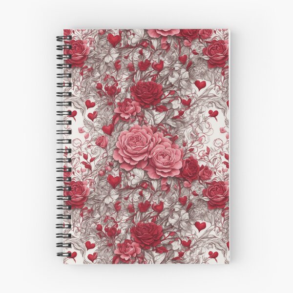 Item preview, Pink and Hearts Valentines Floral Seamless Pattern designed and sold by PaxtonProjects.