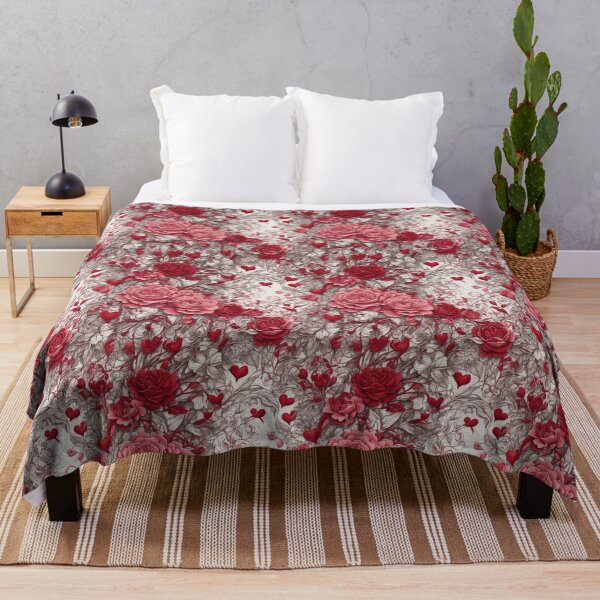 Item preview, Pink and Hearts Valentines Floral Seamless Pattern designed and sold by PaxtonProjects.