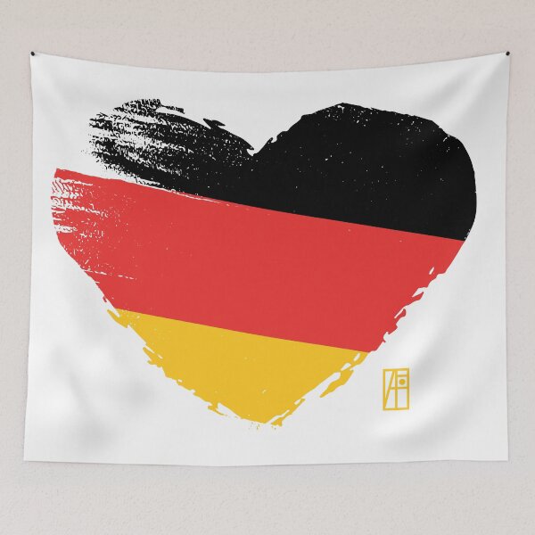 Item preview, I love my country. I love Germany. I am a patriot. In my heart, there is always the German flag. designed and sold by ArtProjectShop.