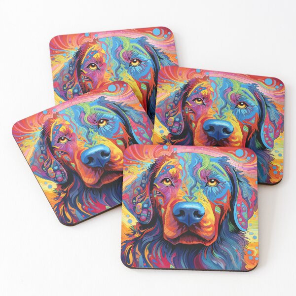 Item preview,  psychedelic Dog Art For Dog Lover  designed and sold by Petsthetic.