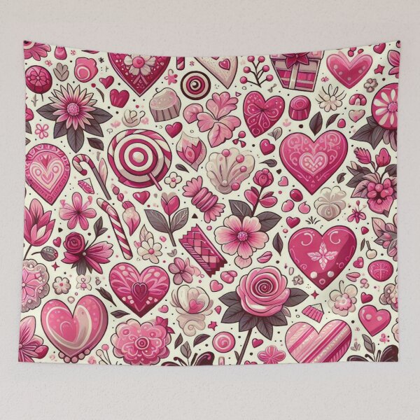 Item preview, Valentine's day pattern designed and sold by tipitoes.