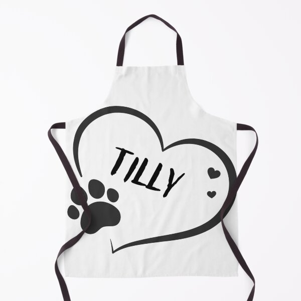 Item preview, Tilly pet dog or cat name in a heart with a paw, great gift for dog or cat owners designed and sold by OCS1337.