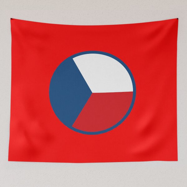 Item preview, Česká Czechia Retro red white and blue mod roundel designed and sold by ModSupporters.