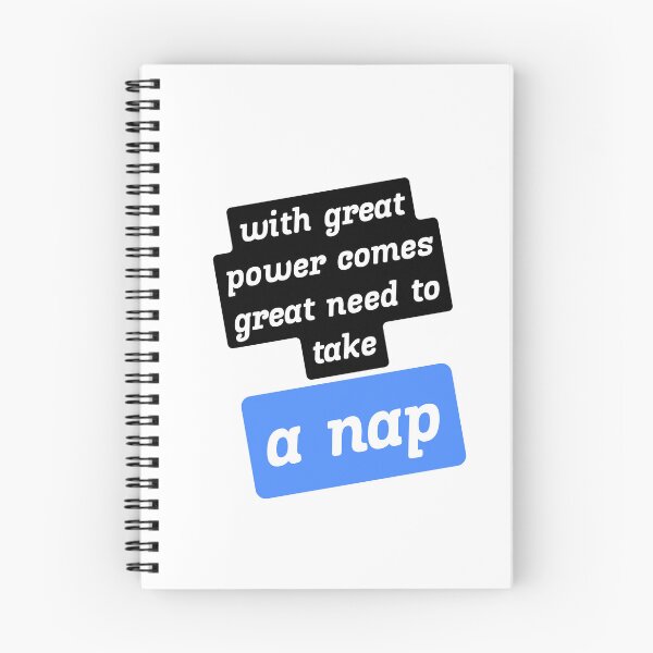 Item preview, with great power comes great need to take a nap designed and sold by myshop102.