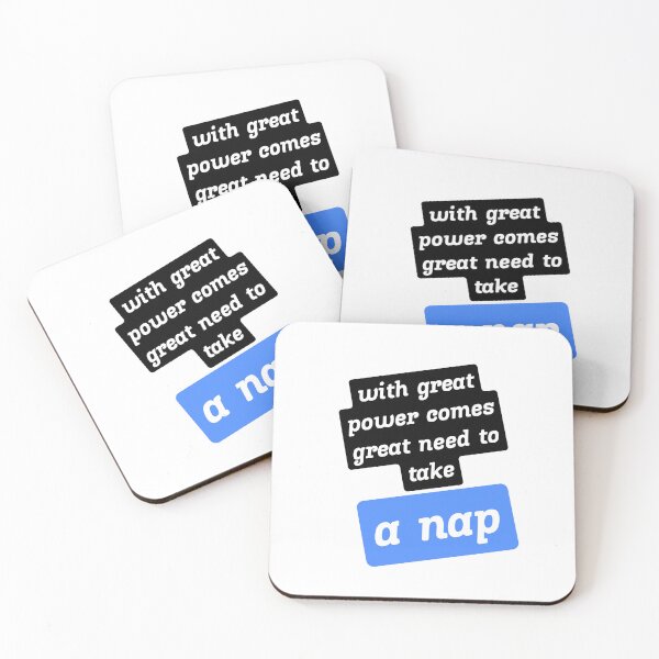 Item preview, with great power comes great need to take a nap designed and sold by myshop102.