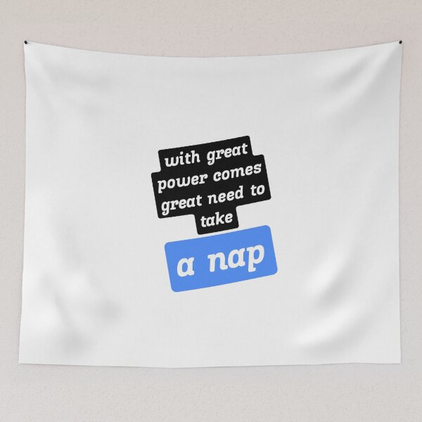 Item preview, with great power comes great need to take a nap designed and sold by myshop102.