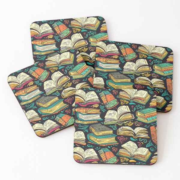 Item preview, Book Aesthetic, Abstract Doodle Books Pattern designed and sold by Desfix.