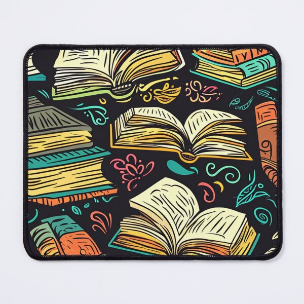 Item preview, Book Aesthetic, Abstract Doodle Books Pattern designed and sold by Desfix.
