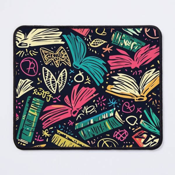 Item preview, Book Aesthetic, Abstract Doodle Books Pattern designed and sold by Desfix.