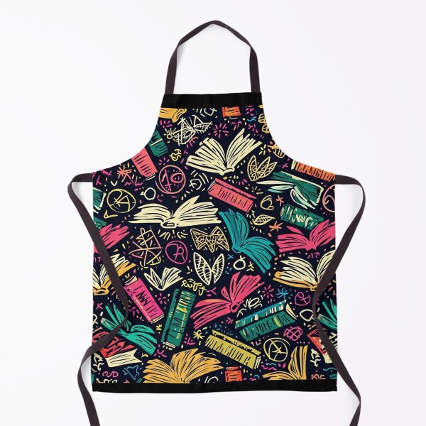 Item preview, Book Aesthetic, Abstract Doodle Books Pattern designed and sold by Desfix.
