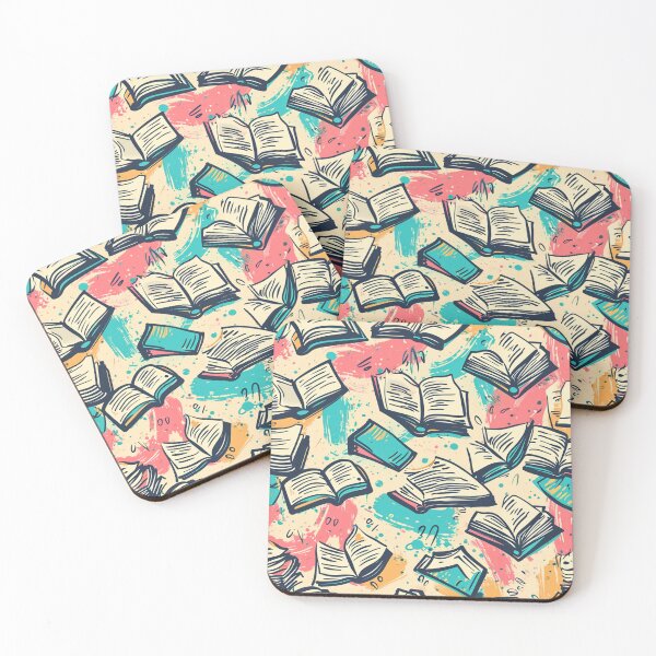 Item preview, Book Aesthetic, Abstract Doodle Books Pattern designed and sold by Desfix.