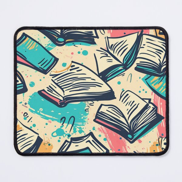 Item preview, Book Aesthetic, Abstract Doodle Books Pattern designed and sold by Desfix.