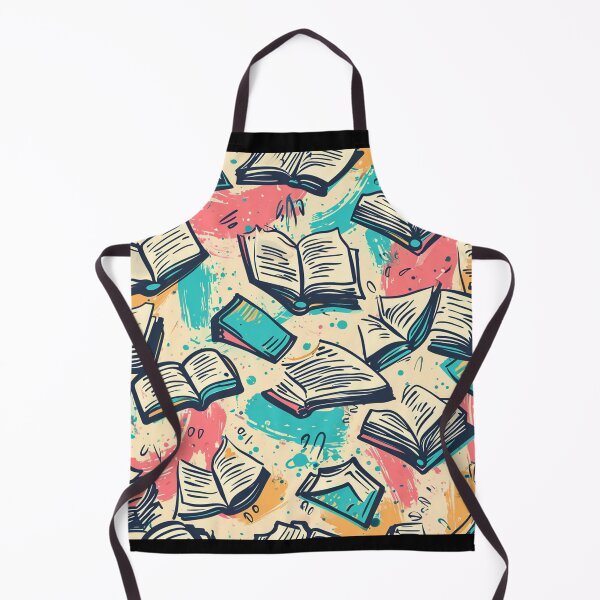 Item preview, Book Aesthetic, Abstract Doodle Books Pattern designed and sold by Desfix.