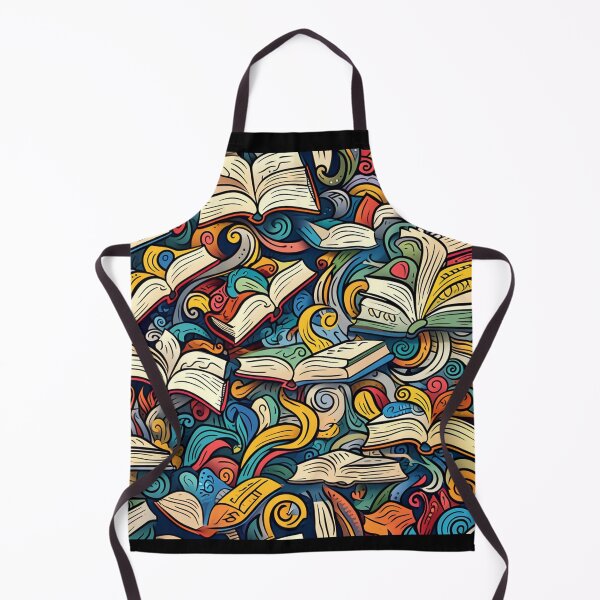 Item preview, Book Aesthetic, Abstract Doodle Books Pattern designed and sold by Desfix.