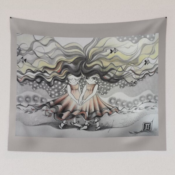 Item preview, Zodiac Gemini. Drawn with pencils designed and sold by Baltuka.