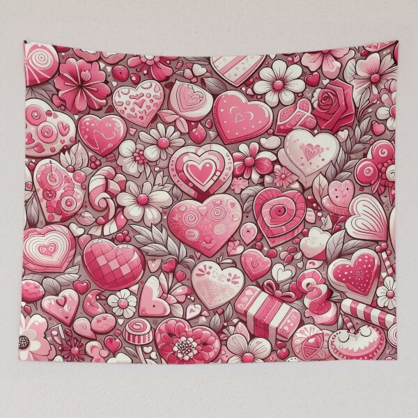 Item preview, Valentine's day pattern designed and sold by tipitoes.