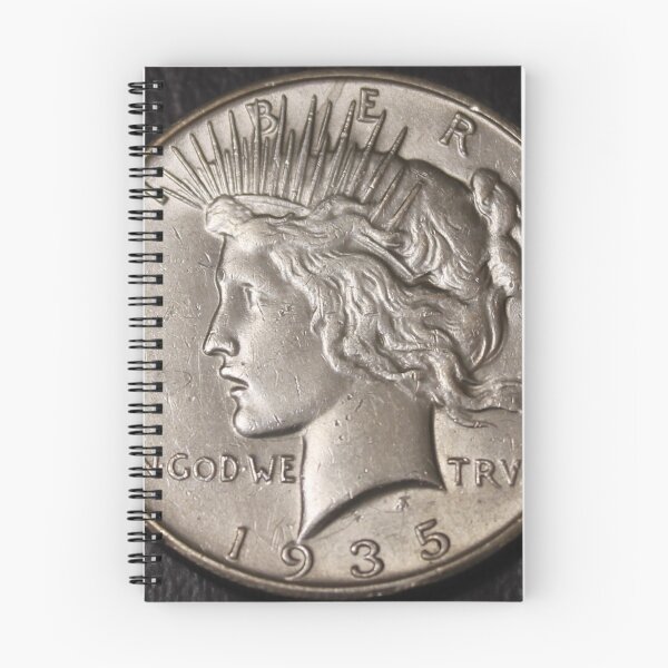 Item preview, 1935 S Peace Dollar 90% Silver Cleaned AU Marks  designed and sold by coinsxcrochet.