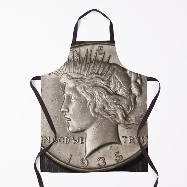 Item preview, 1935 S Peace Dollar 90% Silver Cleaned AU Marks designed and sold by coinsxcrochet.