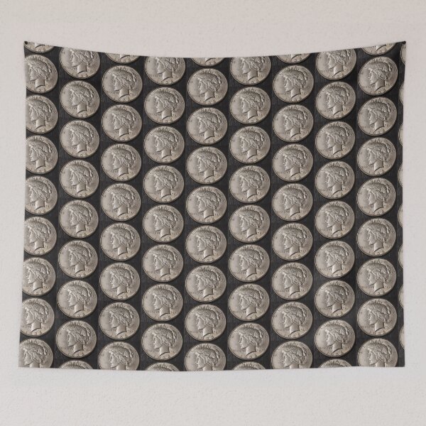 Item preview, 1935 S Peace Dollar 90% Silver Cleaned AU Marks  designed and sold by coinsxcrochet.