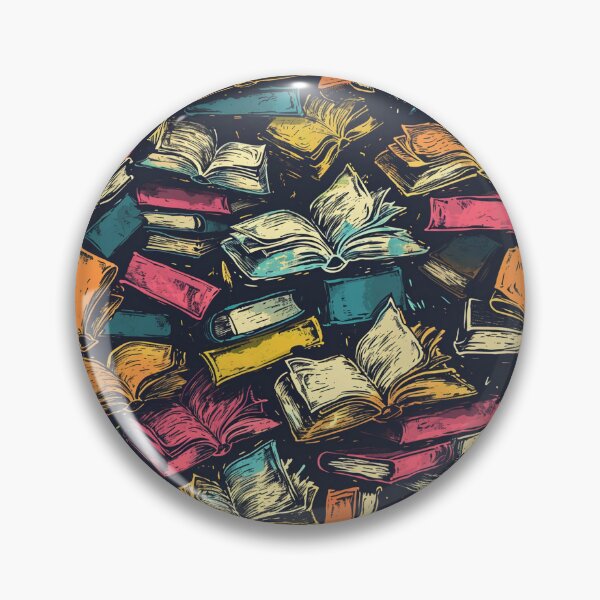 Item preview, Book Aesthetic, Abstract Doodle Books Pattern designed and sold by Desfix.