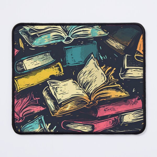 Item preview, Book Aesthetic, Abstract Doodle Books Pattern designed and sold by Desfix.