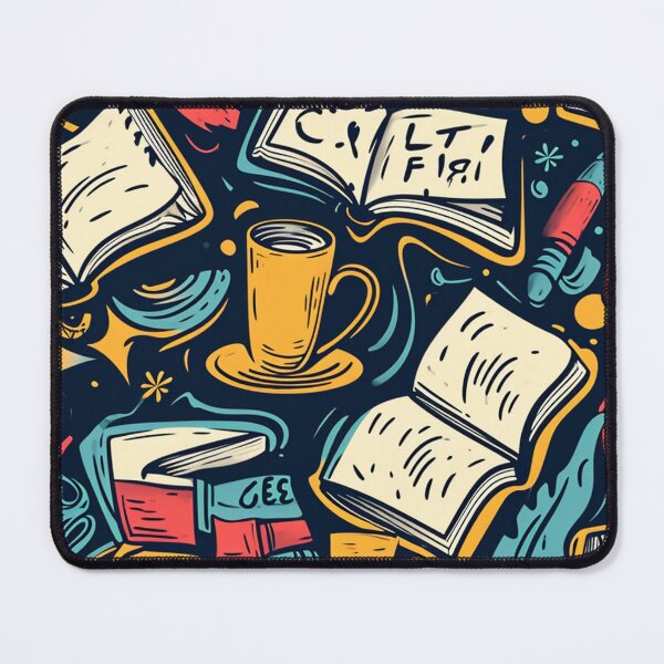 Item preview, Book Aesthetic, Abstract Doodle Books Pattern designed and sold by Desfix.