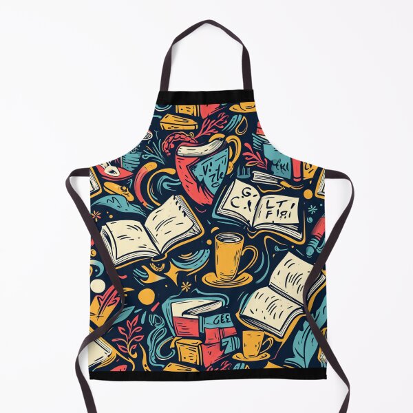Item preview, Book Aesthetic, Abstract Doodle Books Pattern designed and sold by Desfix.