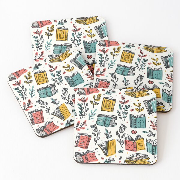 Item preview, Book Aesthetic, Abstract Doodle Books Pattern designed and sold by Desfix.