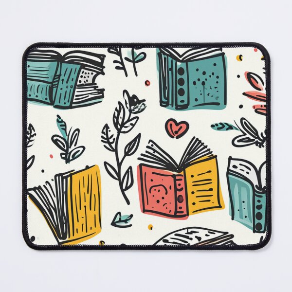 Item preview, Book Aesthetic, Abstract Doodle Books Pattern designed and sold by Desfix.
