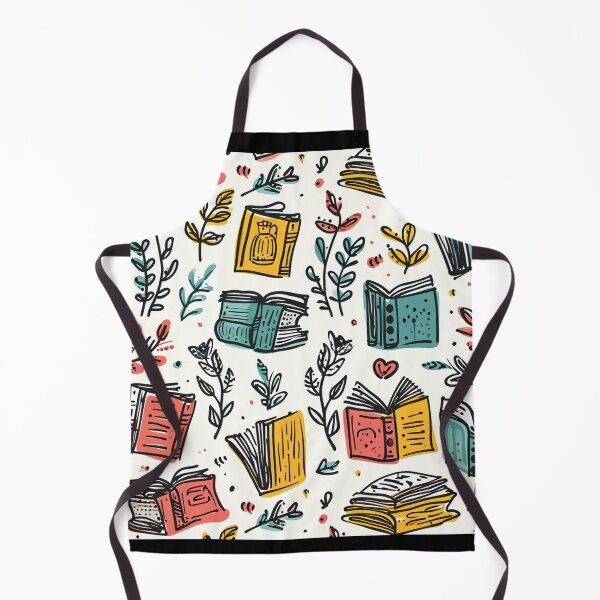 Item preview, Book Aesthetic, Abstract Doodle Books Pattern designed and sold by Desfix.