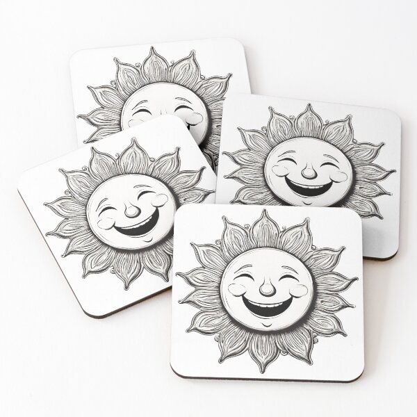 Item preview, The smiling sun designed and sold by StyleSketch.